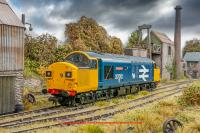 35-301YSF Bachmann Class 37/0 Diesel Locomotive number 37 012 "Loch Rannoch" in BR Large Logo Blue livery